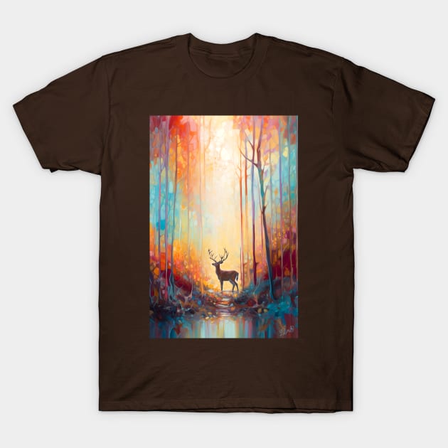 Deep in the golden hour1 T-Shirt by redwitchart